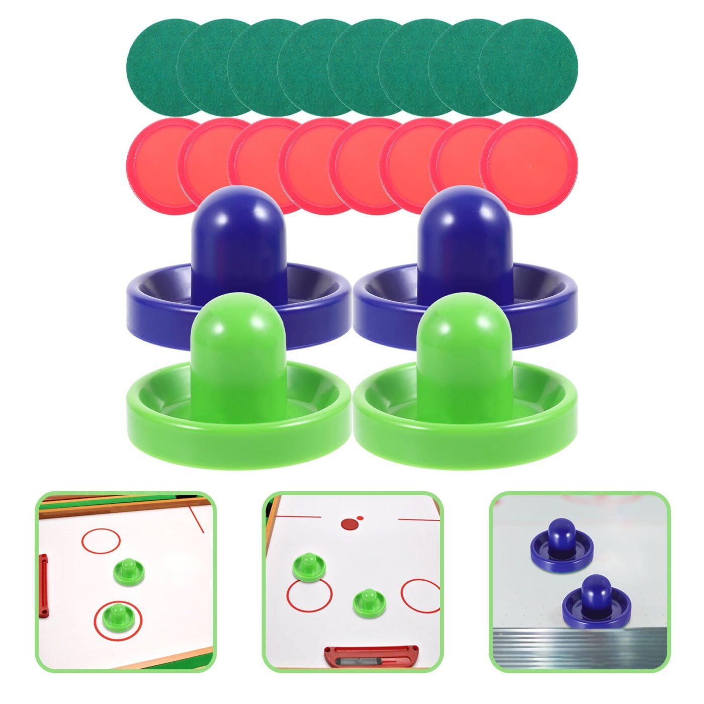 SWETRACE Air Hockey Set Lint Assorted Color for Carnivals 1 Set 1 SWETRACE Air Hockey Set Lint Assorted Color for Carnivals 1 Set