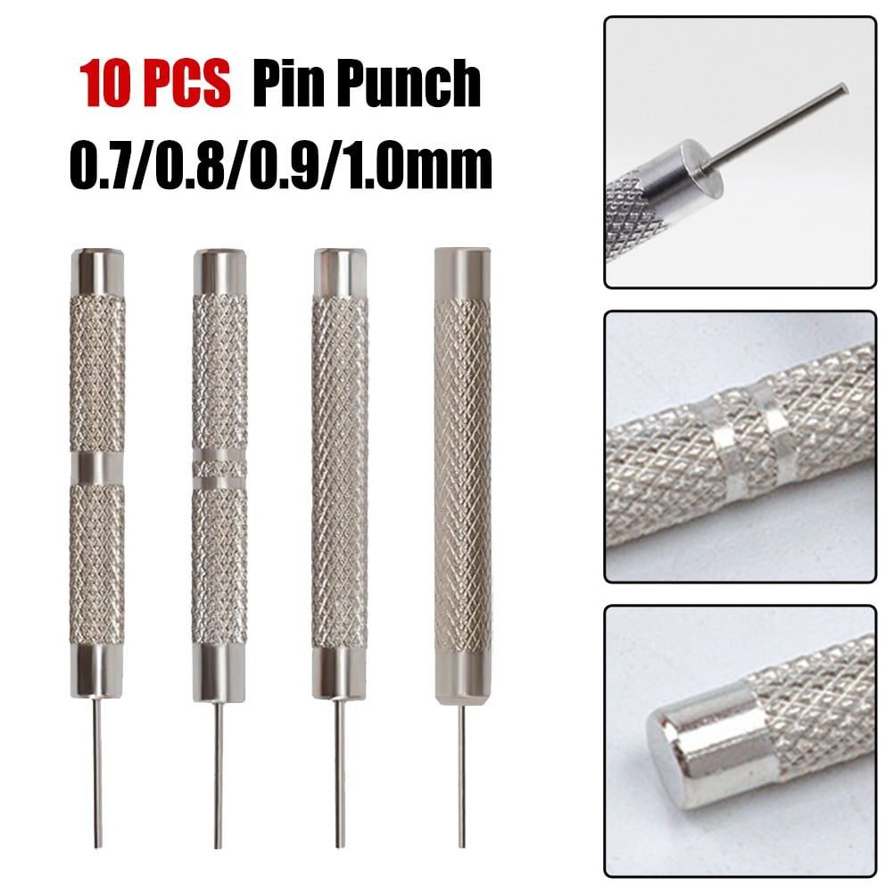 Watch Strap Pin Pin Punch Link Punch Pin Stick- Watch Repair Tool 0.7-1.0Mm 10Pcs Bar Hammer Punch Thimble Durables 0.9Mm Smile Home 0.9 mm 5 Watch Strap Pin Pin Punch Link Punch Pin Stick- Watch Repair Tool 0.7-1.0Mm 10Pcs Bar Hammer Punch Thimble Durables 0.9Mm Smile Home 0.9 mm - image 5