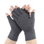 Pressure Gloves Half Finger, Cycling Joint Care Sports Gloves, Antiskid Fitness Gloves for Men and Women, Comfortable Compression Gloves for Hand Relief, Mobility & Repetitive Task Support, Size M F