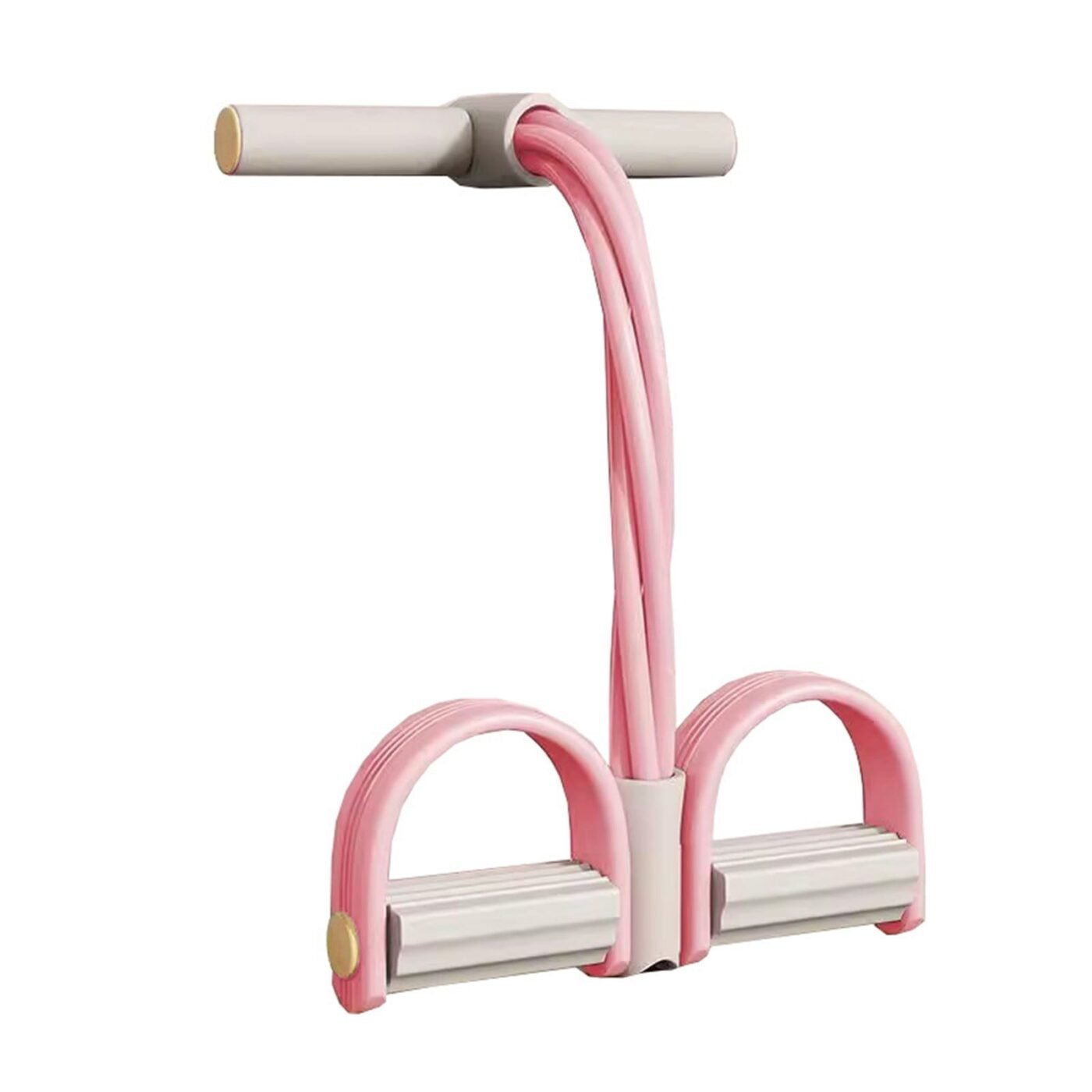 Clearance!4-Tube Pedal Puller Resistance Rope - Foot Pedal Resistance Band,Yoga Elastic Exercise Bands, for Women Jump Fitness, Abdomen/Arm Weight/Waist/Leg Stretching Slimming Training Pink 2 Clearance!4-Tube Pedal Puller Resistance Rope – Foot Pedal Resistance Band,Yoga Elastic Exercise Bands, for Women Jump Fitness, Abdomen/Arm Weight/Waist/Leg Stretching Slimming Training Pink - image 2