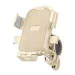 Bicycle Phone Holder – Universal – Shock and Vibration Protection – Bicycle/Motorcycle/Scooter/ATV – Phone Stand – Smartphone Holder – 360 Degree Rotatable – Yellow