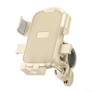 Bicycle Phone Holder – Universal – Shock and Vibration Protection – Bicycle/Motorcycle/Scooter/ATV – Phone Stand – Smartphone Holder – 360 Degree Rotatable – Yellow