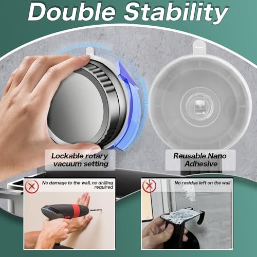 Toothbrush holder - Wall shelf - Bath shelf - Shower rack - Hair dryer shelving unit - Bathroom rack - Storage rack - Storage basket - Organizer - Draining rack - Bathroom furniture - Bathroom - Toilet - Black - 1 piece 3 Toothbrush holder – Wall shelf – Bath shelf – Shower rack – Hair dryer shelving unit – Bathroom rack – Storage rack – Storage basket – Organizer – Draining rack – Bathroom furniture – Bathroom – Toilet – Black – 1 piece - image 3