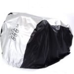 Bike Cover Waterproof 210T Nylon for 2 to 3 Bikes UV Resistant