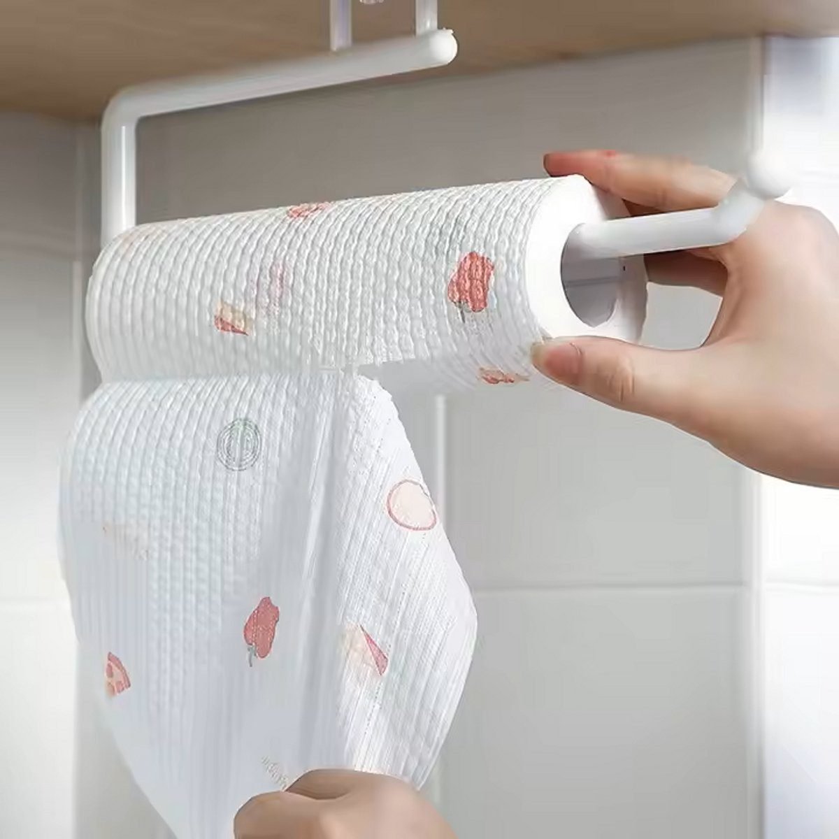 Kitchen Roll Hanger | Kitchen Roll Holder | Kitchen Roll Holder | Foil Holder | Self-Adhesive | White 4 Kitchen Roll Hanger | Kitchen Roll Holder | Kitchen Roll Holder | Foil Holder | Self-Adhesive | White - image 4