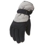 2T Gloves Kids Waterproof Gloves Kids Gloves Winter Gloves Thick Gloves Stretchy Warm Gloves Boys Girls 6-11 Year 10-16 Year AHA2 kids snow gloves Grey