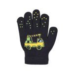 2T Gloves Kids Waterproof Gloves Kids Gloves Winter Gloves Thick Gloves Stretchy Warm Gloves Boys Girls 6-11 Year 5-12 years AHA4 kids snow gloves Black