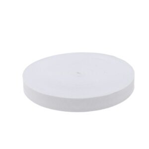 White Sewing Basting Tape for Elastic Band, 1 Roll – and Easy to Use Sewing Accessory