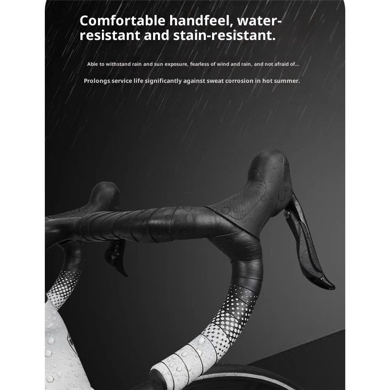 Road Bike Handlebar Tape with Shock-Absorbing Foam & Eco-Friendly Anti-Slip Cycling Bar Tape for Enhanced Grip and a Comfortable Ride (2 Rolls) 4 Road Bike Handlebar Tape with Shock-Absorbing Foam & Eco-Friendly Anti-Slip Cycling Bar Tape for Enhanced Grip and a Comfortable Ride (2 Rolls) - image 4