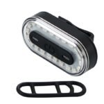 Bike Tail Light, Super Bright Cyclist Safety LED Warning Bike Flashlight,14 Modes Skateboard Light, Bicycle Rear Light Rechargeable & Waterproof, for Scooter Light Accessories