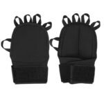 1 Pair Weighted Gloves for Tremors Hand Weight for Fine Motor Skills Hand Weighted Utensils Adjustable Weights Glove for Parkinson’s Essential Tremors Patients(Black)