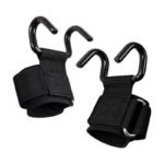 Weight Lifting Hooks (Pair), Wrist Strap Hooks for Weightlifting, Adjustable Men and Women Gym Lifting Straps Hook for Pull-Ups, Deadlifts, Strength Training, and Fitness Workouts