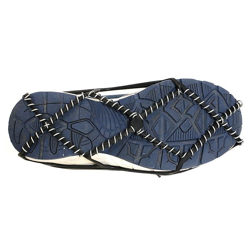 Ice Cleats, Highly Elastic Traction Cleats Grippers Anti Slip Walk Traction Cleats for Hiking Walking on Snow and Ice 2 Ice Cleats, Highly Elastic Traction Cleats Grippers Anti Slip Walk Traction Cleats for Hiking Walking on Snow and Ice - image 2