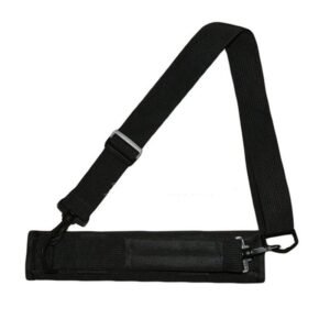 Lightweight Portable Golf Club Bag, Mini Sunday Bag for 54Clubs with Adjustable Shoulder Straps black 20.5*30.5cm