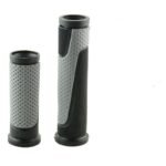Lightweight Bicycle Grips – 125mm & 90mm, Inner diameter 22mmAnti-Slip, Suitable for Mountain Bikes(black gray)