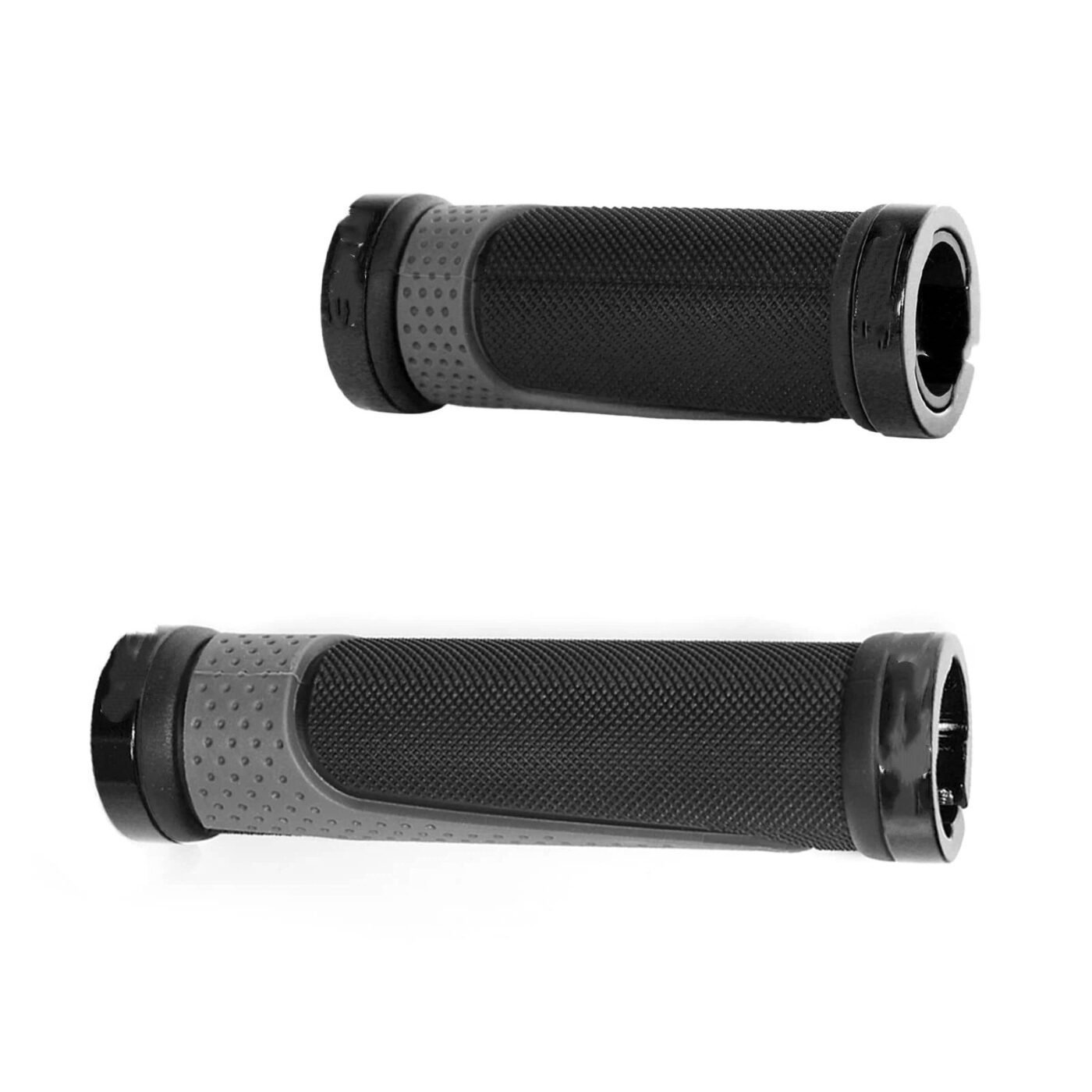 Lightweight Bicycle Grips - 125mm & 90mm, Inner diameter 22mmAnti-Slip, Suitable for Mountain Bikes(black gray) 3 Lightweight Bicycle Grips – 125mm & 90mm, Inner diameter 22mmAnti-Slip, Suitable for Mountain Bikes(black gray) - image 3