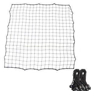 100*100cm Replacement Soccer Rebounder Net Soccer Rebounder Net Soccer Rebounder Net Bounce Back Kickback Football Practice Training Aid ( 1 net+20 elastic ropes)