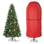 Upright Christmas Tree Storage Bag,Oxford Fabric Tear Resistant Adjustable Christmas Tree Storage Bag for 9 FT Assembled Trees（Excluding Christmas tree）