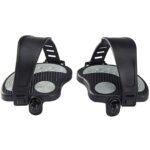 Exercise Bike Pedals with Straps for Bike, Spin Cycling Bike, Indoor Exercycle Bike, Stationary Recumbent Bicycle Replacement Parts