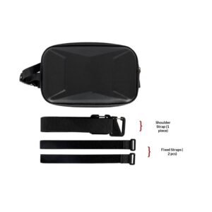 Bike Handlebar Bag, Waterproof Bike Front Bag, 3L Bicycle Frame Storage Bag Bike Pouch for Road Mountain Bicycle Cycling Travel Hiking (Black)