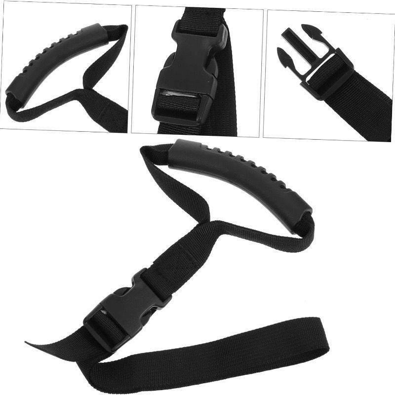4Pack Car Grab Handle Adjustable Standing Aid Safety Handle Portable Vehicle Support Grab Bar Nylon Grip Handle Mobility Assist Device (Black) 3 4Pack Car Grab Handle Adjustable Standing Aid Safety Handle Portable Vehicle Support Grab Bar Nylon Grip Handle Mobility Assist Device (Black) - image 3