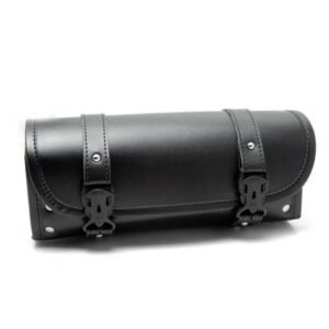 Motorcycle Handlebar Bag,Car Accessories Motorcycle Tool Bag,Pu Leather Motorcycles Fork Bag,Autobikes Side Bag with Straps,Motorcycles Bag,Autobike Storage Bag,Suitable for Most Autobike