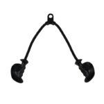 Tricep Rope with Ergonomic Handles, 32 Inch Tricep Pull Down Rope for Cable Machine, Pulley System, Triceps Rope Cable Attachment for Gym, Home
