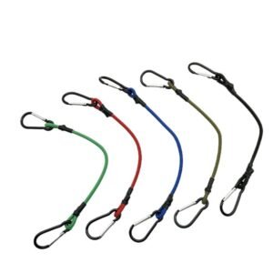10 Pcs 36 Inch Carabiner Bungee Cord with Aluminum Alloy Hooks, Superior Elasticity for Luggage Rack, Cargo, Hand Carts, Bike, Camping, Outdoor
