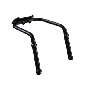 Bike Seat Bag Stabilizer, Anti-Shake Design with Dual Water Bottle Cage Mounts, Fits Most Road black