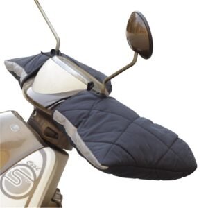 Motorcycle Handlebar Muffs Gloves Riding Cycling Mittens for Scooter E-Bike Snowmobile Cold Weather Waterproof Windproof Thermal Gloves (With reflective strip)