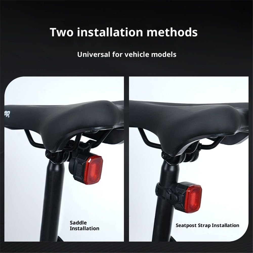 Smart Bike Tail Light Brake Sensing Bicycle Rear Lights Rechargeable Waterproof Bright LED Bike Light Cycling Safety Road BikeTaillight Accessories 6 Modes 3 Smart Bike Tail Light Brake Sensing Bicycle Rear Lights Rechargeable Waterproof Bright LED Bike Light Cycling Safety Road BikeTaillight Accessories 6 Modes - image 3
