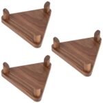 Ball Holder Wall Mount Ball Stand Display Storage for Basketball Soccer Volleyball 4pcs Basketball Holder, Football Stand, Soccer Ball Display Rack – Premium Wood Sports Memorabilia Display Holder