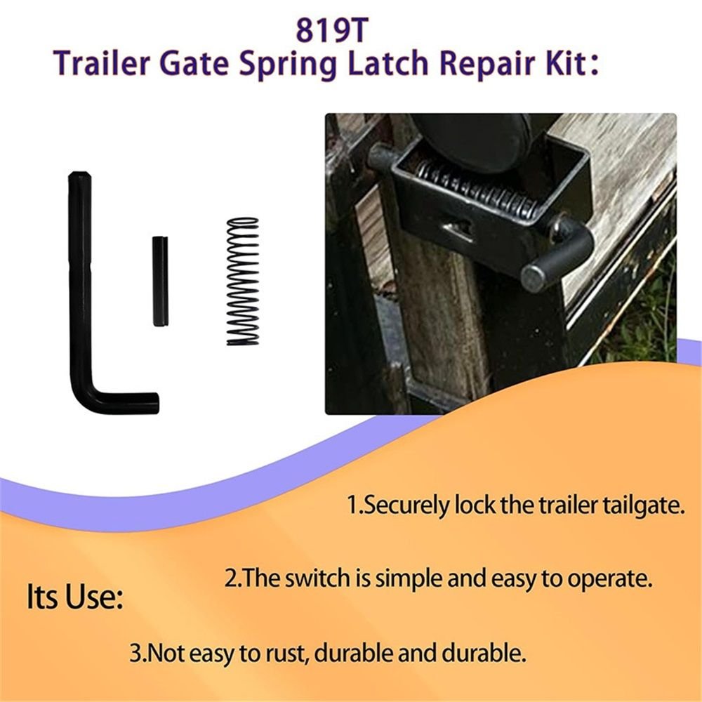 Two Pack Gate Spring Latch Repair Kits 819T Fits Carry-On ATV Top Rail & Tandem Trailers Trailer Gate Spring Latch Kit for Carry-On Utility Trailers 4 Two Pack Gate Spring Latch Repair Kits 819T Fits Carry-On ATV Top Rail & Tandem Trailers Trailer Gate Spring Latch Kit for Carry-On Utility Trailers - image 4