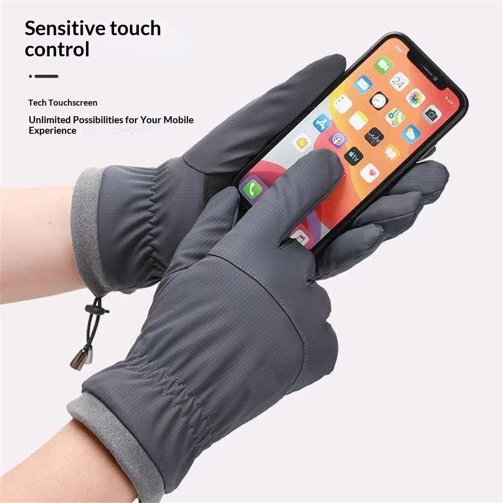 Winter Waterproof Ski Gloves, Snowboarding Touchscreen Snow Cycling Running Gloves for Boys Girls(black) 4 Winter Waterproof Ski Gloves, Snowboarding Touchscreen Snow Cycling Running Gloves for Boys Girls(black) - image 4