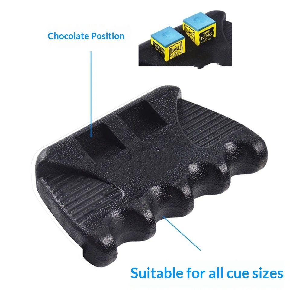 4 Holes Cue Hoder, Cue Rest Cue Stick Holder, Portable Weighted Billiard Cue Rack with Chalk Holder, Pool Cue Holder, 4 Holes(Relying solely on rods) 2 4 Holes Cue Hoder, Cue Rest Cue Stick Holder, Portable Weighted Billiard Cue Rack with Chalk Holder, Pool Cue Holder, 4 Holes(Relying solely on rods) - image 2