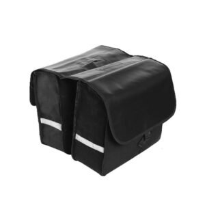 Rear Rack Bag, 28 L Large Capacity Water-repellent Bicycle Saddle Bags, Sturdy and Wearable Bicycle Trunk Bag with Reflective Trim for Grocery Shopping Commuter Long Cycling Trip