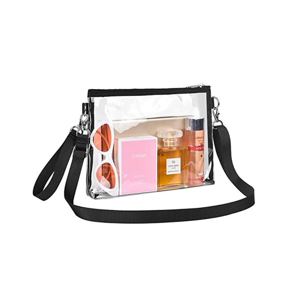 2 pack Clear Purse Bag Stadium Approved Clear Tote Bag for Work Concert Sports, for Stadium Events and Concert 2 2 pack Clear Purse Bag Stadium Approved Clear Tote Bag for Work Concert Sports, for Stadium Events and Concert - image 2