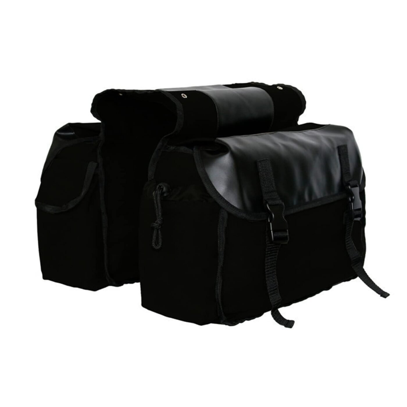 Motorcycle Saddle bags, Waterproof motorcycle saddlebags, Motorcycle Saddlebag Side Tool Bags Cycling Luggage Bag Riding Travel Canvas Waterproof (Black) 3 Motorcycle Saddle bags, Waterproof motorcycle saddlebags, Motorcycle Saddlebag Side Tool Bags Cycling Luggage Bag Riding Travel Canvas Waterproof (Black) - image 3