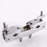 Silver Multi-clamp, Adjustable Quick Release Multi-clamp Construct with Premium Stainless Steel Material, Cymbal Stand Mount Holder for Drum Cymbal Stands & Holders