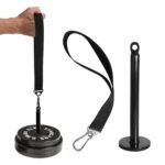 Arm Wrestling Training Strap Belt Hand Grip Arm Finger Forearm Exerciser Strengthener for Cable Machine and Free Weight