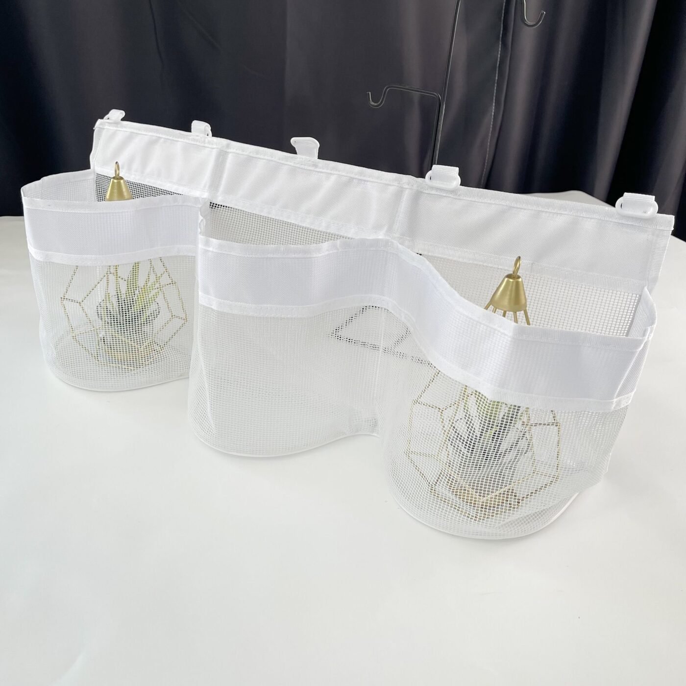 2pcs Bath Tub Toy Storage Organizer, Bathtub Toys Storage, Baby Bath Toy Organizer for Tub, Kids Toy Net Storage, Shower Basket Accessories Bath Toys Holder for Tub (White) 2 2pcs Bath Tub Toy Storage Organizer, Bathtub Toys Storage, Baby Bath Toy Organizer for Tub, Kids Toy Net Storage, Shower Basket Accessories Bath Toys Holder for Tub (White) - image 2