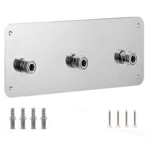 Foam Cannon Holder Pressure Washer Wall Mount Bracket Pressure Washer Nozzle Tips and Extension Wands Storage Organizer Car Wash Accessories Stainless Steel Tool Rack