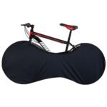 Bike Wheel Cover Indoor Dust-Proof and High Elasticity Bicycle Wheel Bag mountain bike protective cover, outdoor（Half Pack Black）
