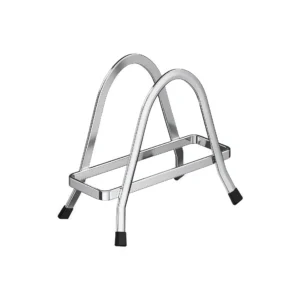Cutting Board Rack Holder Stand – 304 Stainless Steel Chopping Board Organizer, Pan Rack with Stable Triangle Design, Stainless Steel Cutting Board Hold for Countertop Space Saving