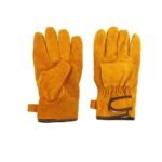LWelding Gloves – Heat Resistant Work Gloves –Protection Sleeves for BBQ, Gardening, Manual Work（yellow）