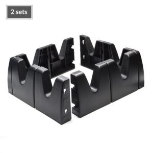 2 sets Car Trunk Organizer Blocks for Back of SUV, Multipurpose Plastic Car Storage Trunk Divider for Truck SUV Van Cargo