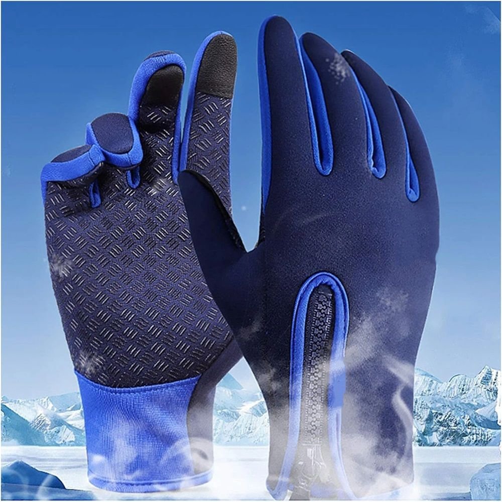 Winter Gloves Touch Screen Warm Gloves Cold Weather Windproof Cycling Driving Riding Bike Telefingers Thermal Gloves Non-Slip Full Finger Mittens(M) 2 Winter Gloves Touch Screen Warm Gloves Cold Weather Windproof Cycling Driving Riding Bike Telefingers Thermal Gloves Non-Slip Full Finger Mittens(M) - image 2