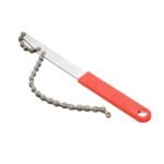 2 pack Bicycle Chain Whip Cycling Wheel Sprocket Wrench Remover Tool, Bicycle Freewheel Removal Kit for Road Bike Maintenance (Red)