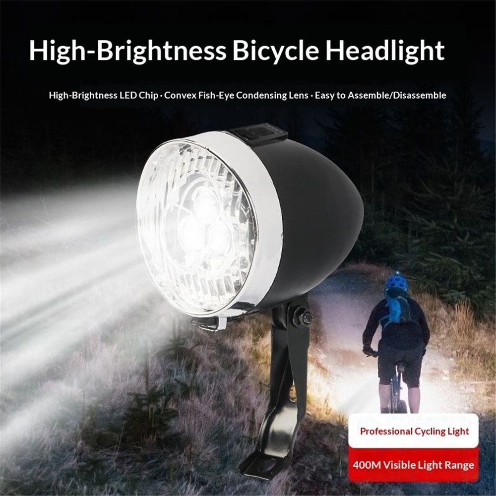 Vintage Retro Bicycle Bike Front Light Lamp LED Fixie Headlight with Bracket, for Women, Beach Cruiser Accessories 5 Vintage Retro Bicycle Bike Front Light Lamp LED Fixie Headlight with Bracket, for Women, Beach Cruiser Accessories - image 5