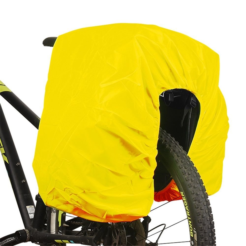2 pack Bicycle Rear Rack Bag BIke Trunk Bag Rain Cover for Commuter Bags and Panniers - yellow (only Cover) 2 2 pack Bicycle Rear Rack Bag BIke Trunk Bag Rain Cover for Commuter Bags and Panniers – yellow (only Cover) - image 2